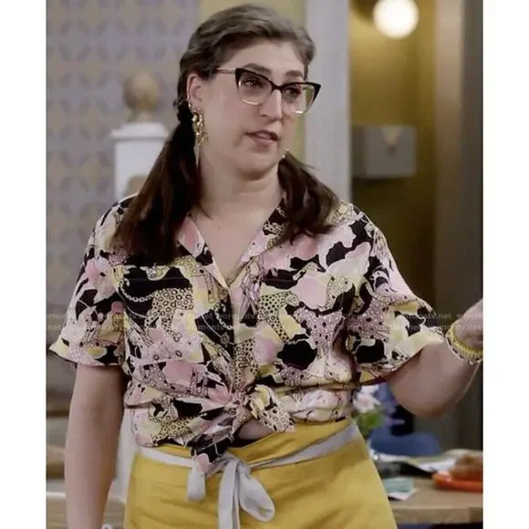 Anthropologie Maeve Printed Buttondown Surf Shirt Novelty Women XS NWOT Ink Dots - Picture 16 of 16